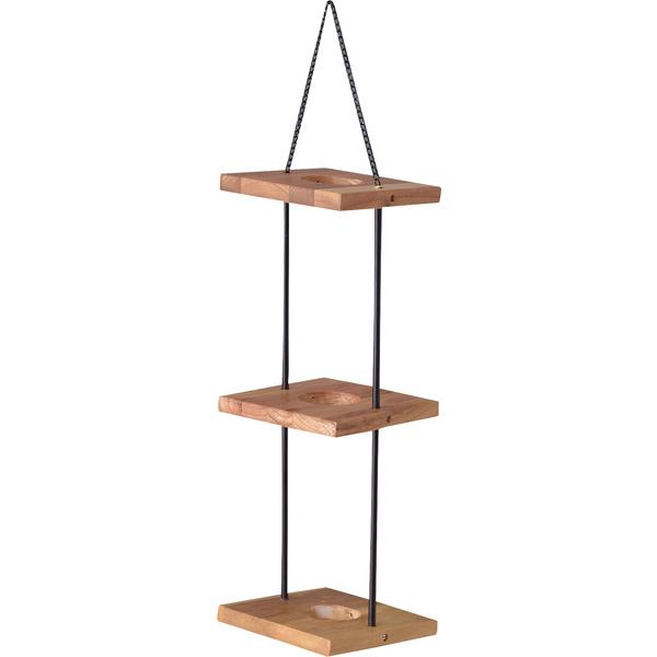 ハンギングプランター3段 TTZ-313 ラック プランターラック 観葉植物 植物 フェイクグリーン 収納 雑貨 ナチュラル 北欧 天然木 |  | 01