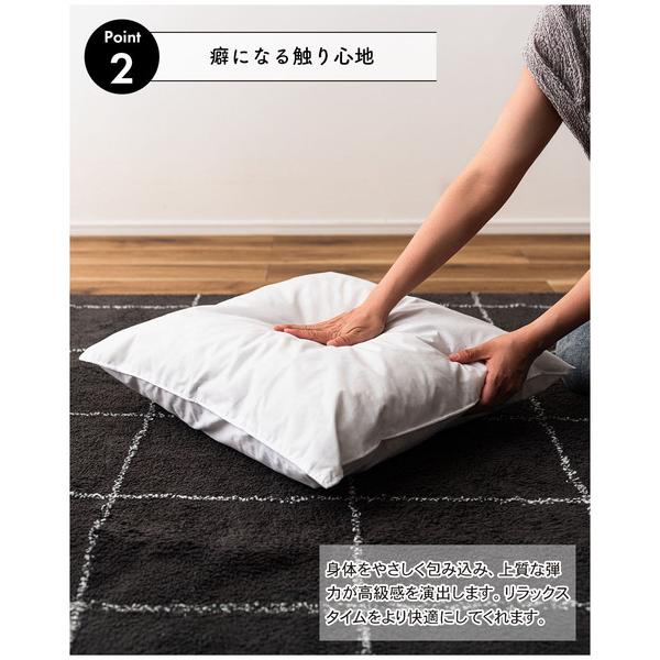 クッション VC-10  45×45cm フェザー 正方形 幾何学柄 ニュアンスカラー ソファ 背あて クッション 模様替え | 東谷 | 06