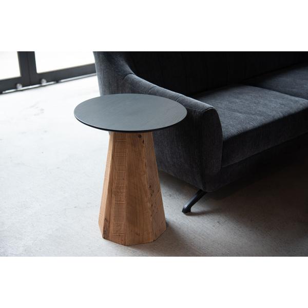 サイドテーブル WE-880 テーブル ナイトテーブル 木製 天然木 丸い 丸型 円形 木目調 カフェ レストラン 店舗 | 東谷 | 04