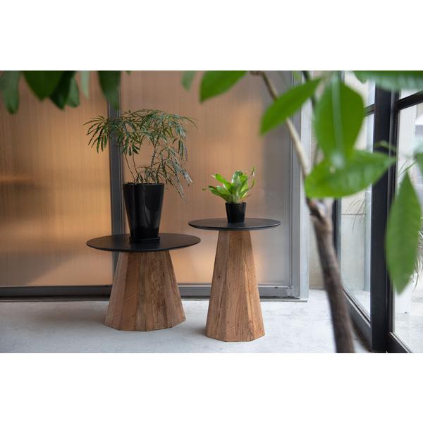 サイドテーブル WE-880 テーブル ナイトテーブル 木製 天然木 丸い 丸型 円形 木目調 カフェ レストラン 店舗 | 東谷 | 08