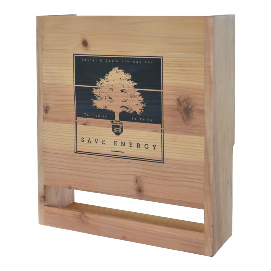 DAWN ルーターボックス DARB-37 リビング モデム ルーター 収納 コード収納 配線隠し おしゃれ 木製 コードボックス すっきり 隠す収納 充電台 コンセント収納 | B.Bファニシング | 01