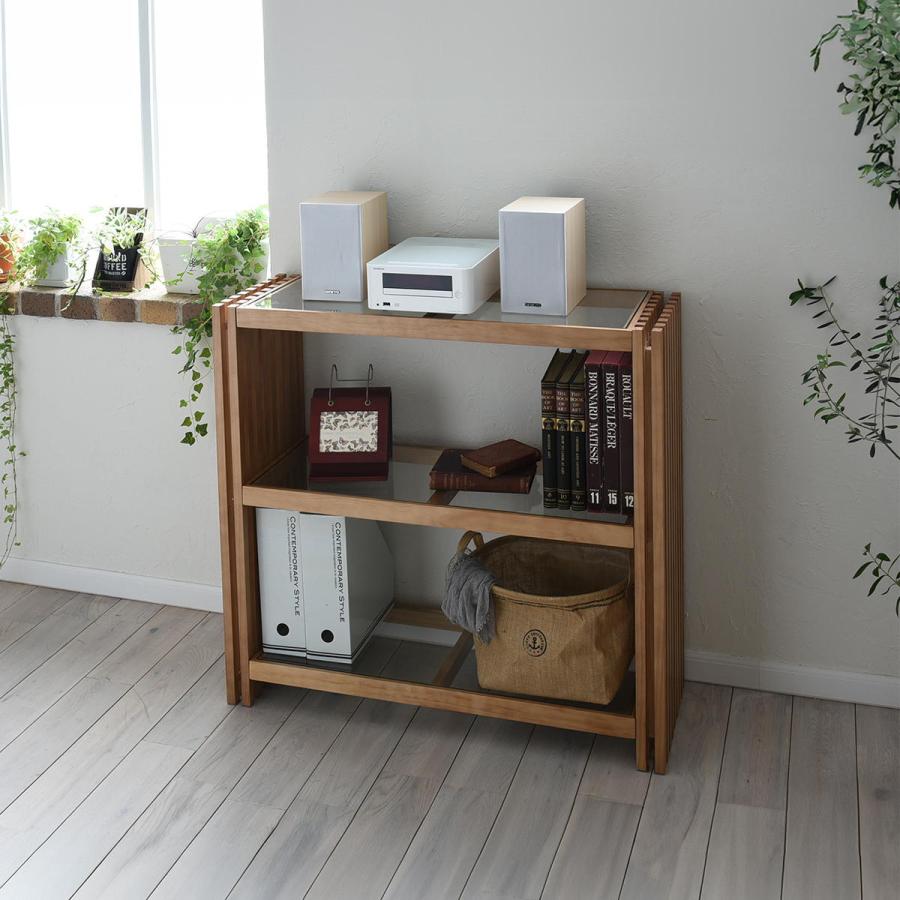 FOREST ラック FOR-900 ガラス 天然木 北欧 木製 本棚　棚 収納家具 格子 おしゃれ オイル  モダン | B.Bファニシング | 15