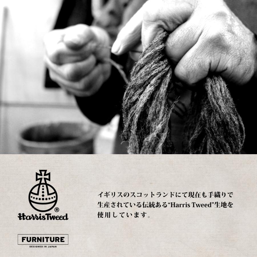 HARRIS TWEED  クロック 壁掛け時計 HTCL-30 ハリスツイード おしゃれ かわいい イギリス 英国 北欧 ウール 秋冬 クリスマス ウォール HarrisTweed | B.Bファニシング | 05