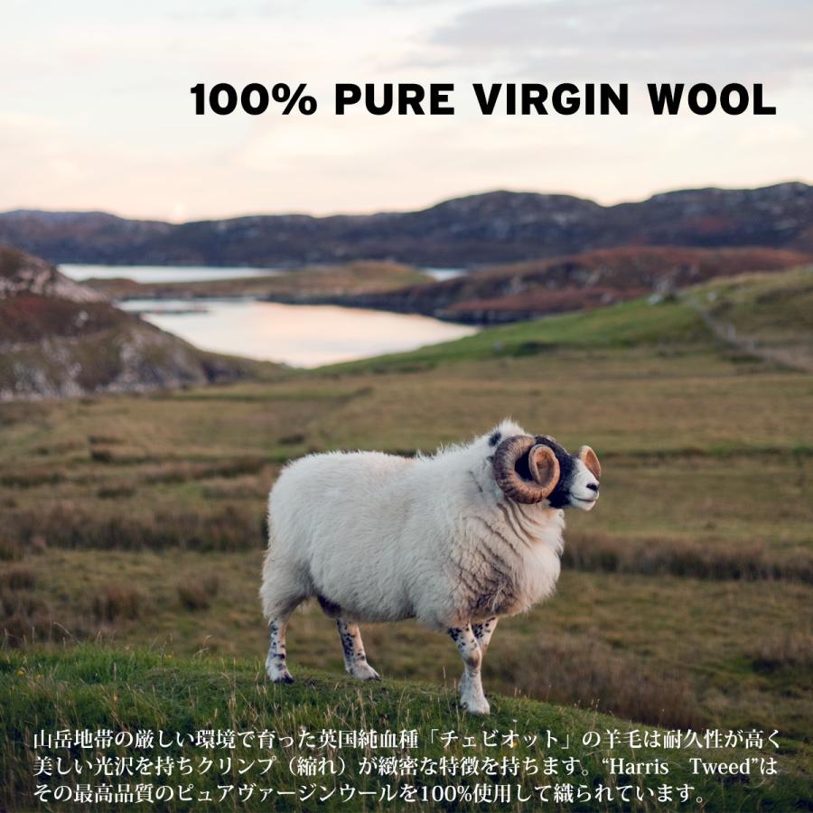 HARRIS TWEED  クロック 壁掛け時計 HTCL-30 ハリスツイード おしゃれ かわいい イギリス 英国 北欧 ウール 秋冬 クリスマス ウォール HarrisTweed | B.Bファニシング | 07