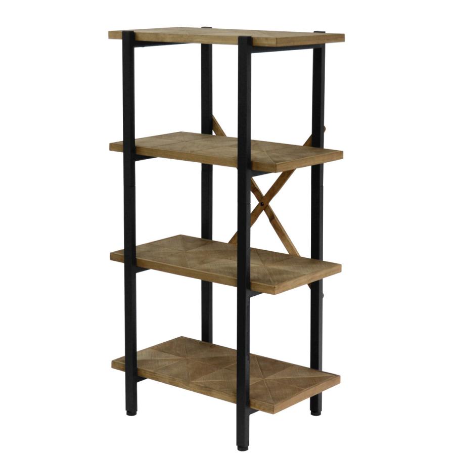 KALEIDO 4段ラック 幅60 KAOR-60-D4 オープン 収納 木製 棚 本棚 シェルフ 間仕切り ディスプレイ コンパクト スリム | B.Bファニシング | 07