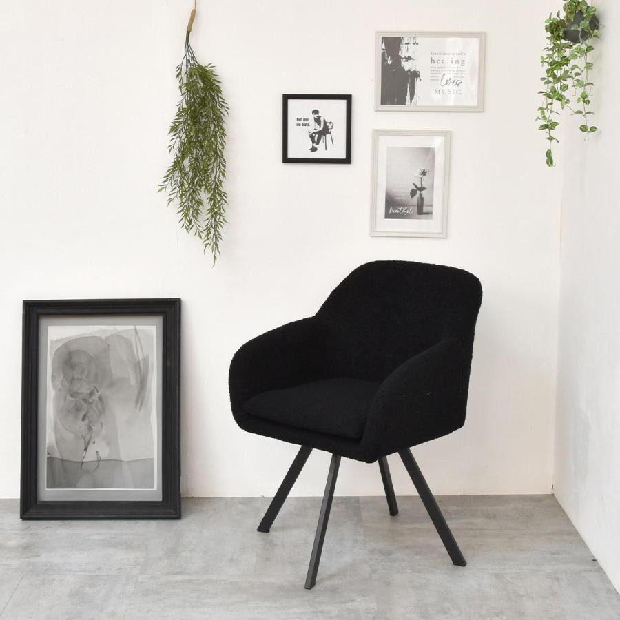 ラウンドチェア　Mofuru ONCH0280 ダイニングチェア モダン チェア イス 椅子 回転機能付きダイニングチェア | B.Bファニシング | 17