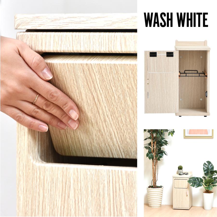 トラッシュボックス ロータイプ ONDB0103 ゴミ箱 20L ごみ箱 ダストボックス キャスター付き おしゃれ 取り換え簡単 ゴミ入れ 蓋つきゴミ箱 | B.Bファニシング | 03