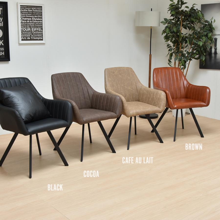 モダンクラブチェアー ONDC-0049 ブラウン ブラック 書斎 クラブチェア モダン 椅子 チェア レザーchair ダイニング シンプル アンティーク ソフトレザー | B.Bファニシング | 18