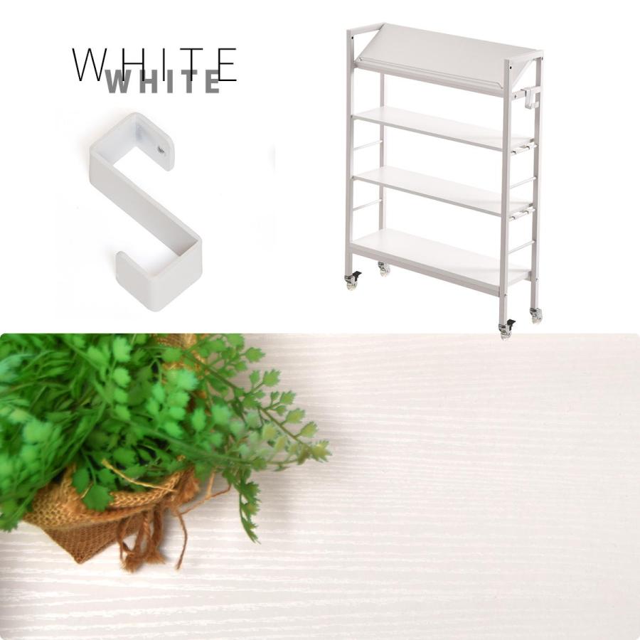 キャスター付 スリム収納ラック　棚KAKERU ONES0380 玄関収納 シンプルスタイル モダン 角型 木製 おしゃれ幅79cm 奥行28cm 高さ98.5cm 棚 ディスプレイ ラック | B.Bファニシング | 03