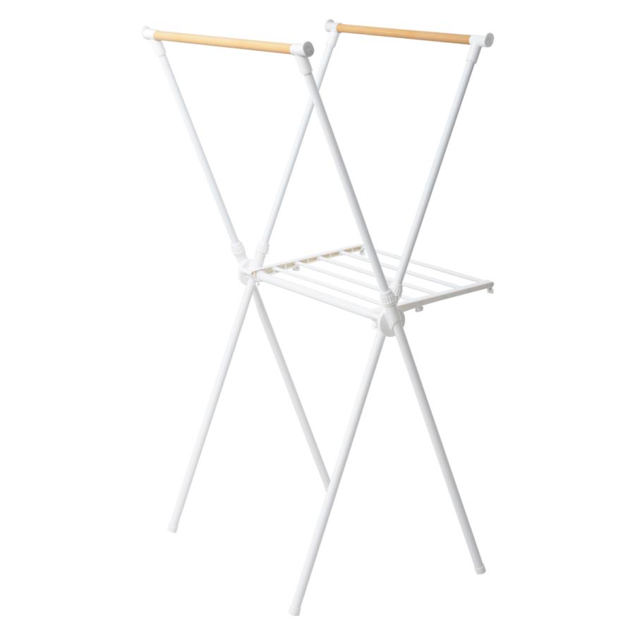 クロス洗濯物干しハンガーラック ONLR-0066 収納 洗濯 洗濯物干し 物干し 洗濯物 ラック 伸縮 伸縮式 持ち運び 簡単 | B.Bファニシング | 02