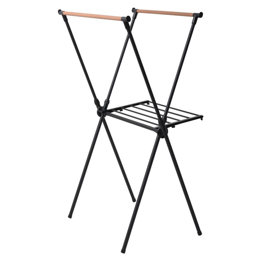 クロス洗濯物干しハンガーラック ONLR-0066 収納 洗濯 洗濯物干し 物干し 洗濯物 ラック 伸縮 伸縮式 持ち運び 簡単 | B.Bファニシング | 01