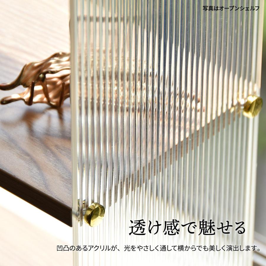 アクリル 三角収納棚 3段 ONLS0347 アクリル収納 リビング収納 シンプルスタイル モダン 角型 アクリル ラック アクリルラック 透明ラック | B.Bファニシング | 10