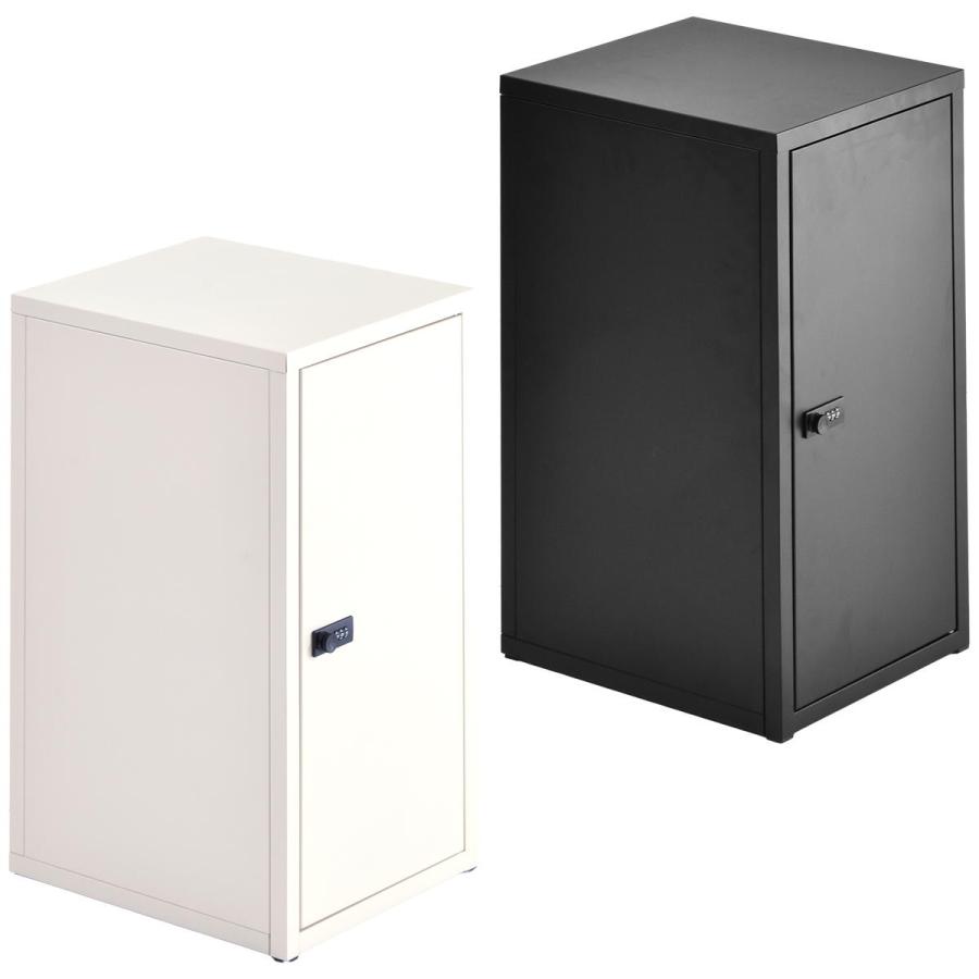 ロック付き収納 レクタンボックスM ONLS0394 ダイヤルロックキー付き リビング収納 角型 スチール 鍵付き収納 鍵付きロッカー | B.Bファニシング | 19