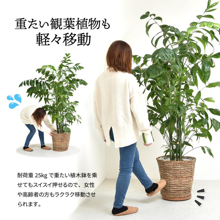 ラウンド プランターベース ONPT0106 キャスター付きプランター台 プランターバスケット プランターボックス プランタートレー プランター置き |  | 07