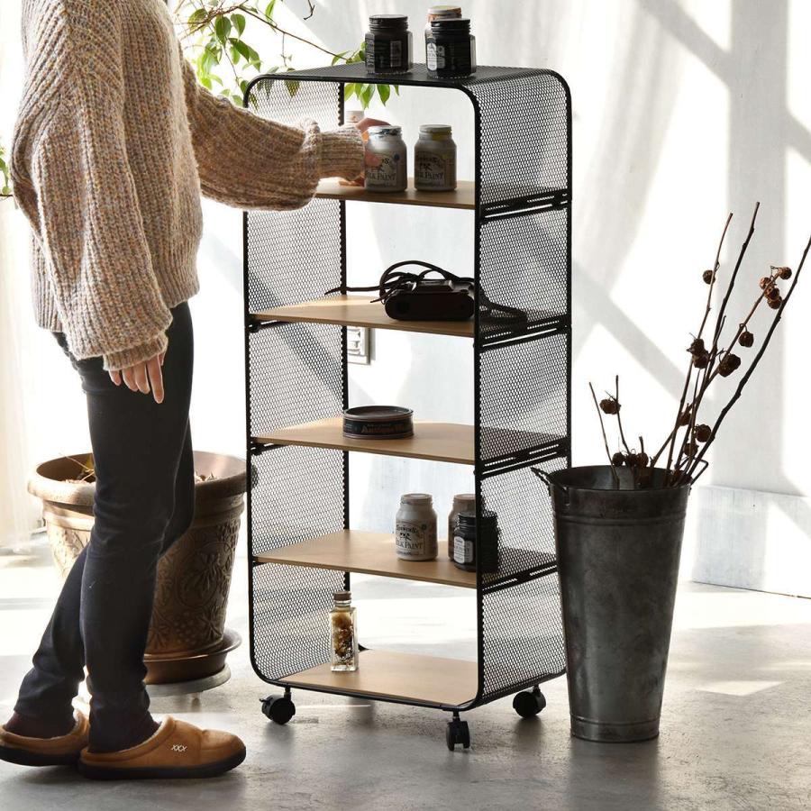 B.Bファニシング アーチパンチングメタルラック 5段 ONRC0343