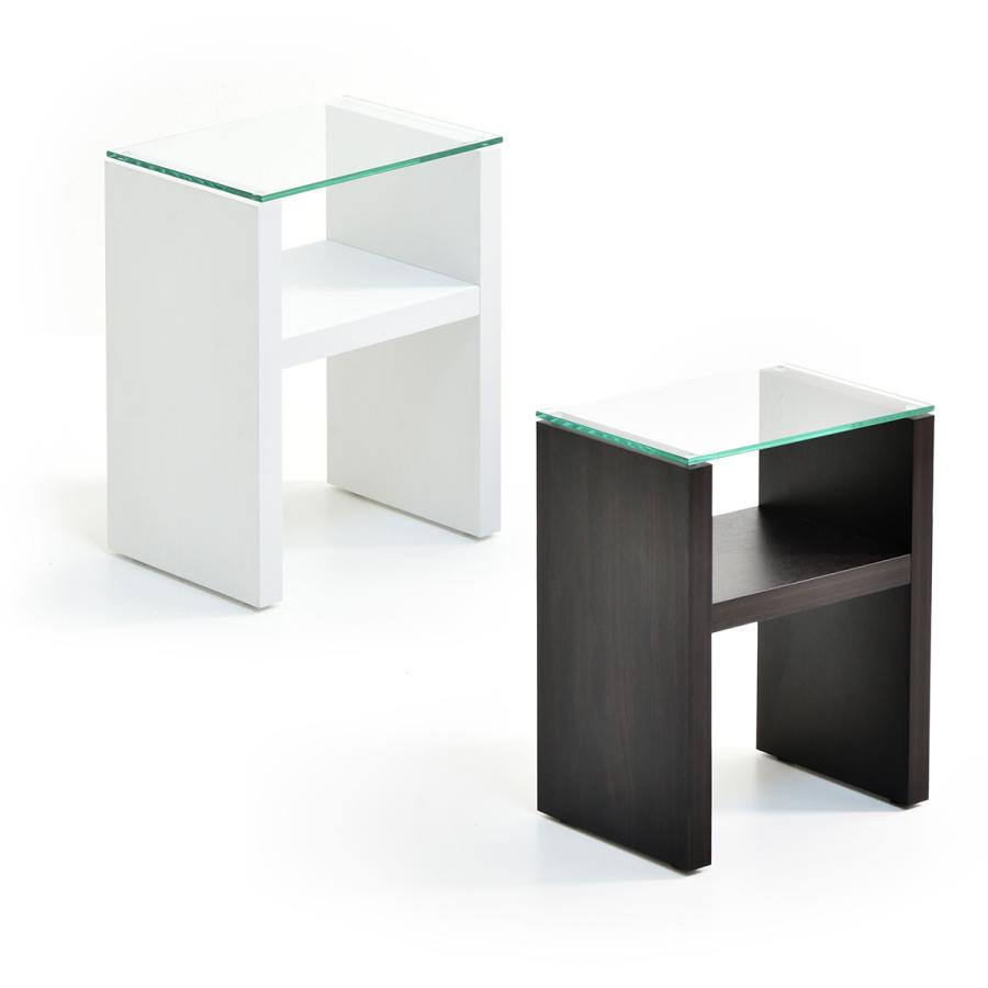 H型 ガラス ナイトテーブル ONST0107 強化ガラスガラスサイドテーブル ソファサイドテーブル | B.Bファニシング | 20