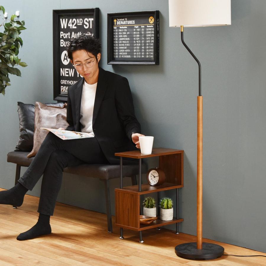 W サイドテーブル ONST0204 S字サイドテーブル S字ラック ５の字サイドテーブル 木目調 ソファーサイド ベッドサイド | B.Bファニシング | 17