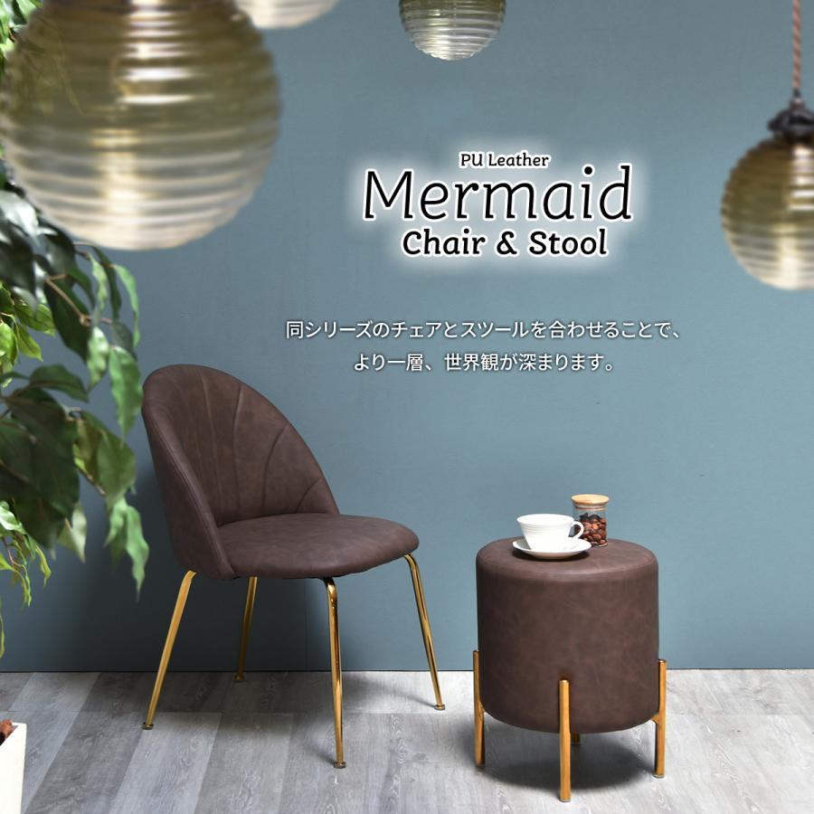 レザー調円柱スツール ONSU-0074 丸椅子 スツール アクセントチェア ダイニングチェアー チェア 椅子 ダイニングチェアー | B.Bファニシング | 17