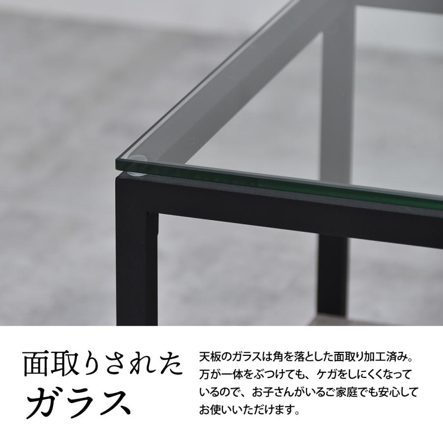 B.Bファニシング ガラスセンターテーブル Exie ONTB0294 ローテーブル