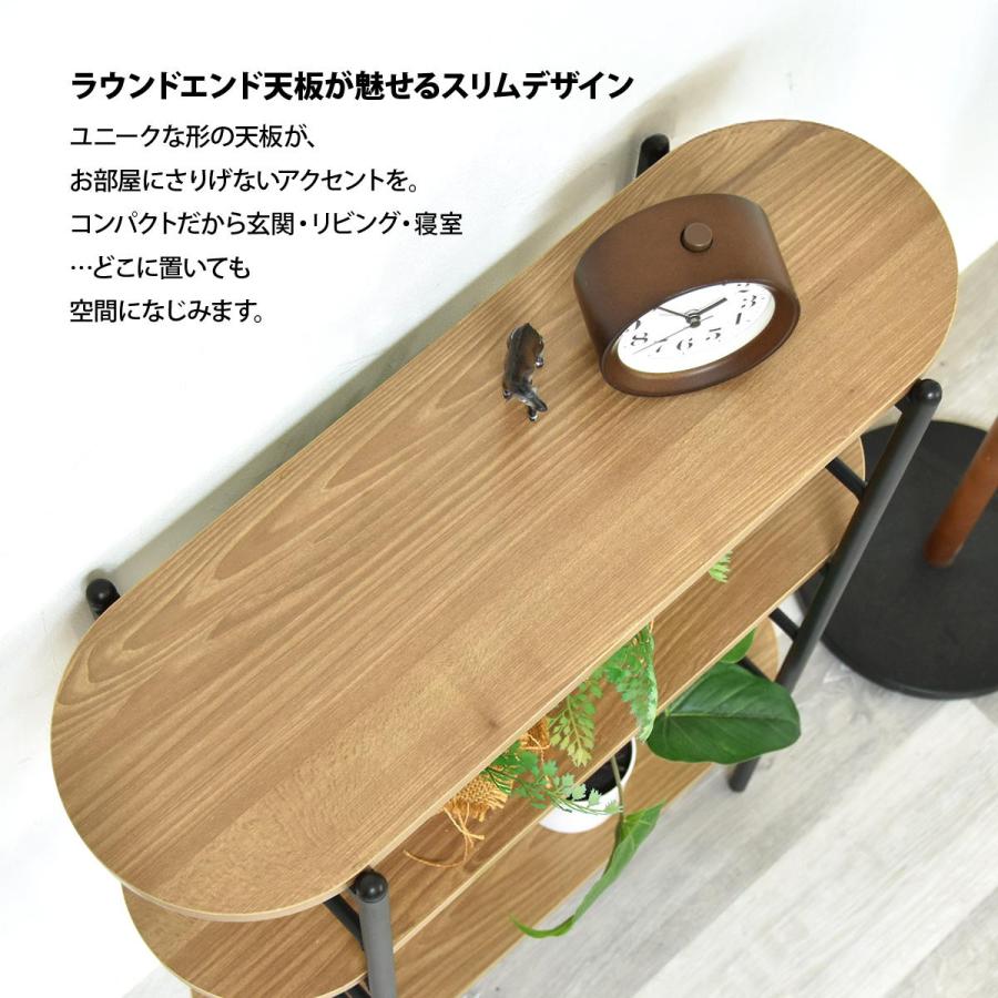 Noxia コンソールテーブル 幅60 ONTB0374 ラック 収納 棚 シンプル おしゃれ ディスプレイラック オープンシェルフ ナチュラル インテリア コンパクト | B.Bファニシング | 04