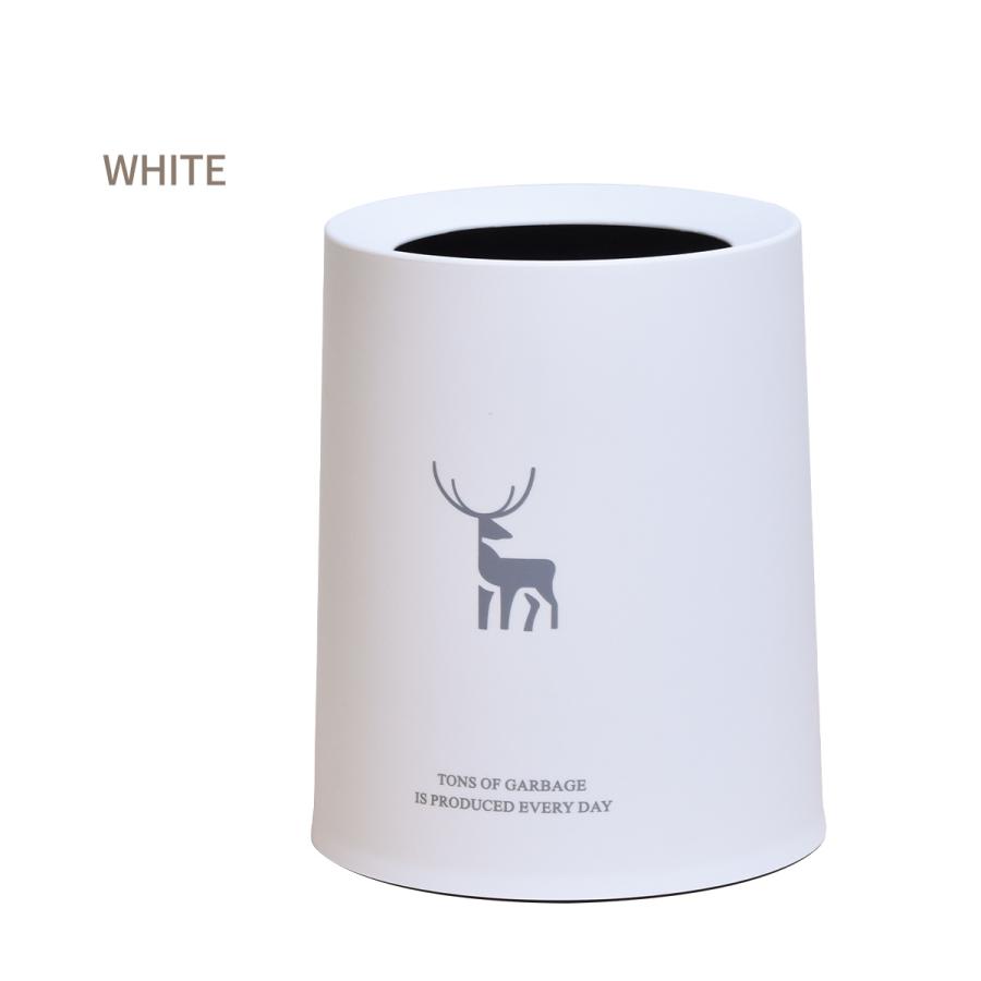 サークルダストボックス　Lサイズ ONTR0143 ゴミ箱 シンプルスタイル カジュアル 円形 プラスチック かわいい | B.Bファニシング | 02