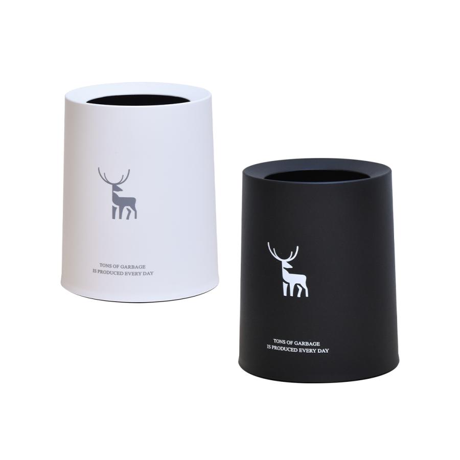 サークルダストボックス　Lサイズ ONTR0143 ゴミ箱 シンプルスタイル カジュアル 円形 プラスチック かわいい | B.Bファニシング | 19