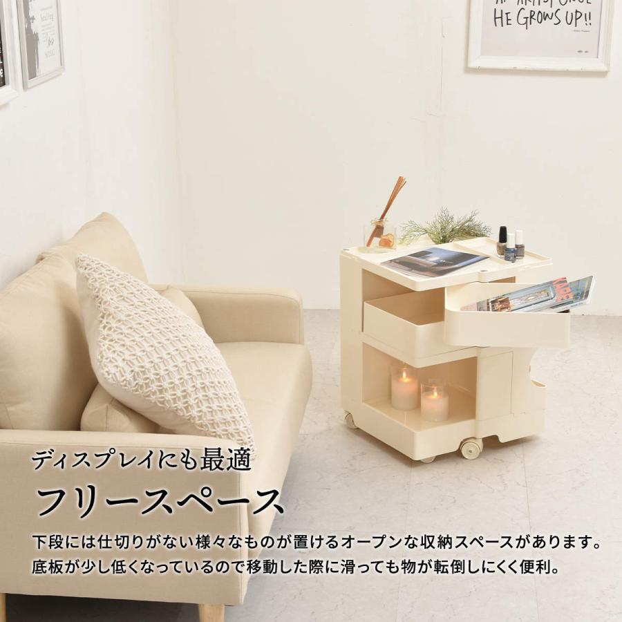 REP 2ドロワーワゴン RELS0218 プラスチック ワゴン 収納 ドロワー キャスター付き ストッパー付き リビング ダイニング 子供部屋 キッチン デスク マルチワゴン | B.Bファニシング | 12