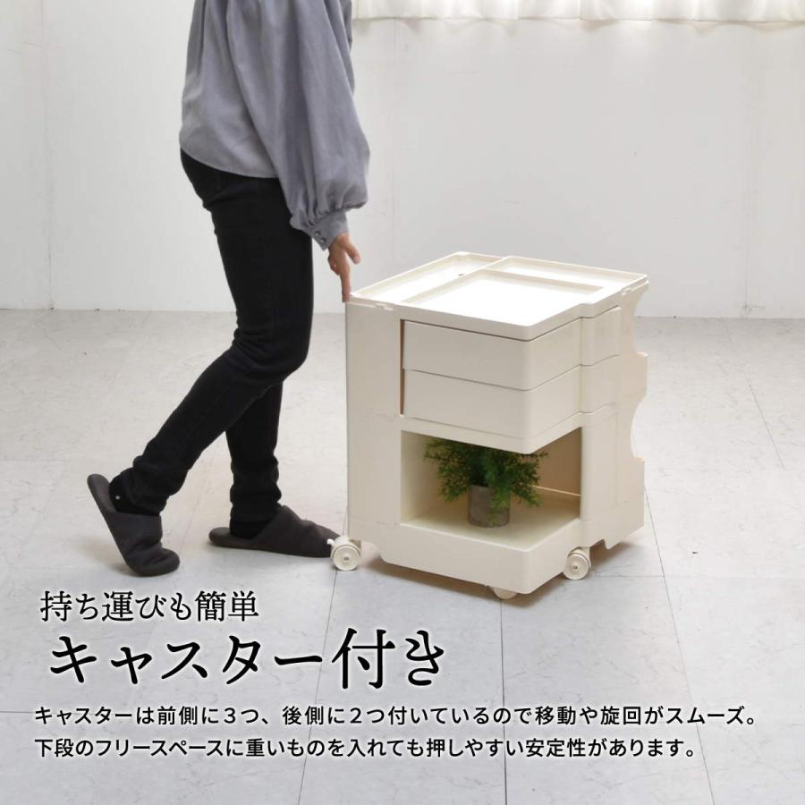 REP 2ドロワーワゴン RELS0218 プラスチック ワゴン 収納 ドロワー キャスター付き ストッパー付き リビング ダイニング 子供部屋 キッチン デスク マルチワゴン | B.Bファニシング | 13