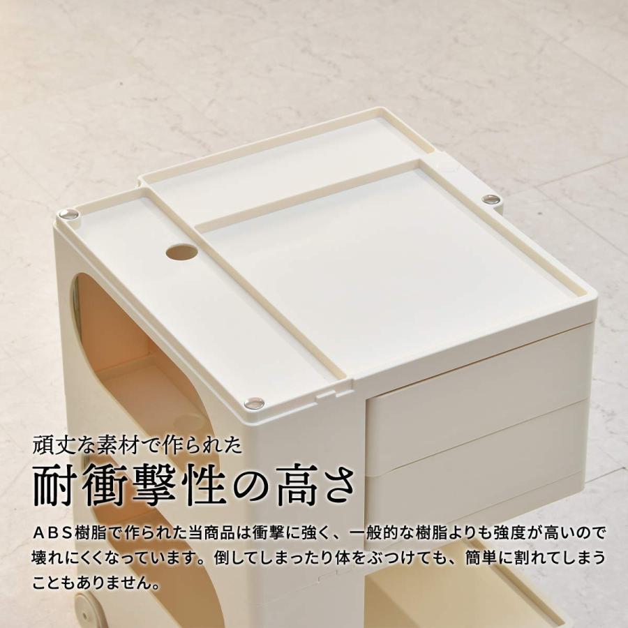 REP 2ドロワーワゴン RELS0218 プラスチック ワゴン 収納 ドロワー キャスター付き ストッパー付き リビング ダイニング 子供部屋 キッチン デスク マルチワゴン | B.Bファニシング | 16