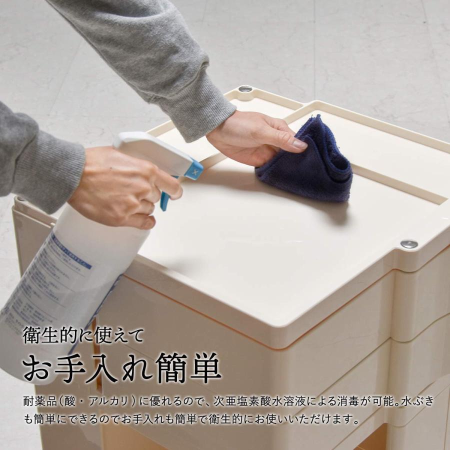 REP 2ドロワーワゴン RELS0218 プラスチック ワゴン 収納 ドロワー キャスター付き ストッパー付き リビング ダイニング 子供部屋 キッチン デスク マルチワゴン | B.Bファニシング | 17