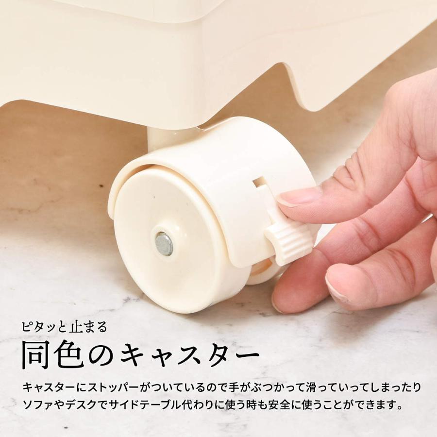 REP 2ドロワーワゴン RELS0218 プラスチック ワゴン 収納 ドロワー キャスター付き ストッパー付き リビング ダイニング 子供部屋 キッチン デスク マルチワゴン | B.Bファニシング | 15