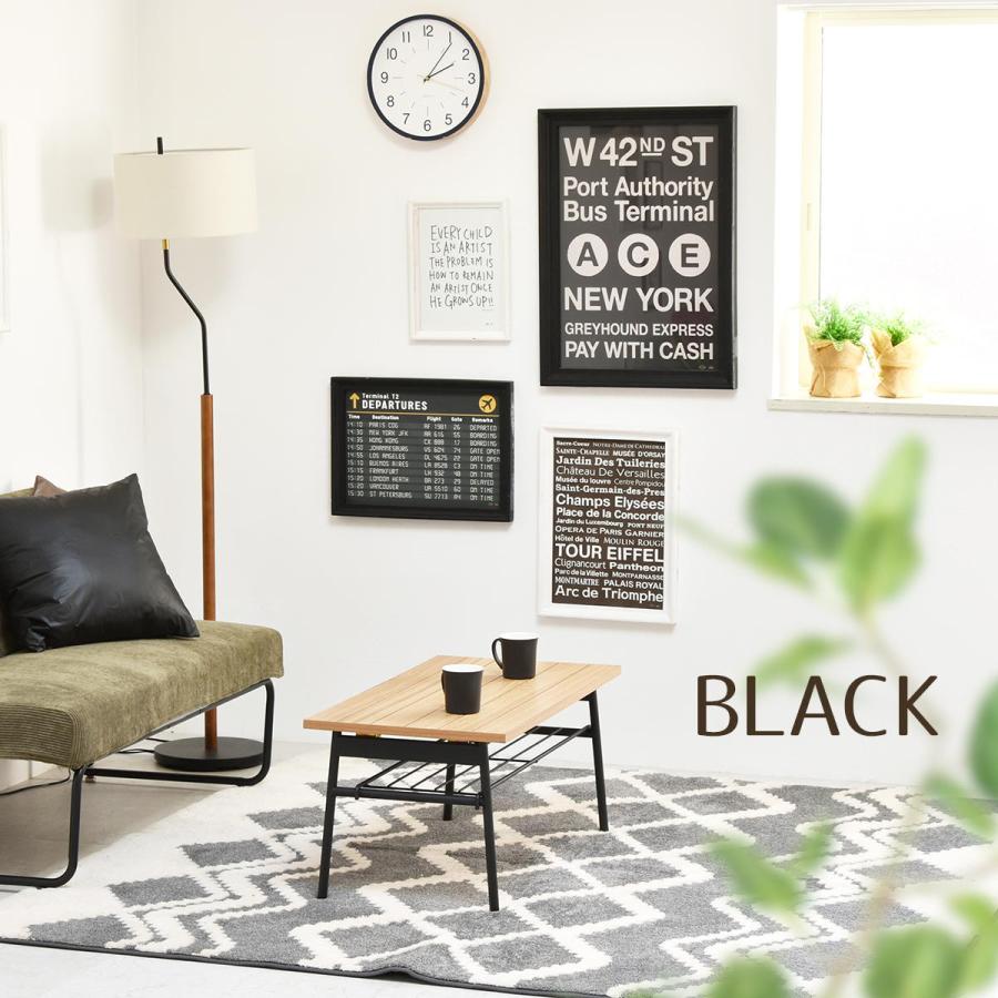 Rille フォールディングテーブル RITB0230 テーブル リビング 折りたたみテーブル 折れ脚テーブル たためる おりたたみ 棚付き センターテーブル | B.Bファニシング | 18