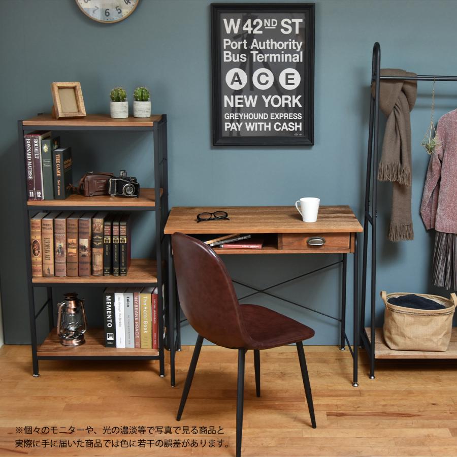 ZAGA 4段ラック 幅60 ZR-600BR 木製ラック オープンシェルフ ラック ウッドラック パイプラック アンティーク調 | B.Bファニシング | 05