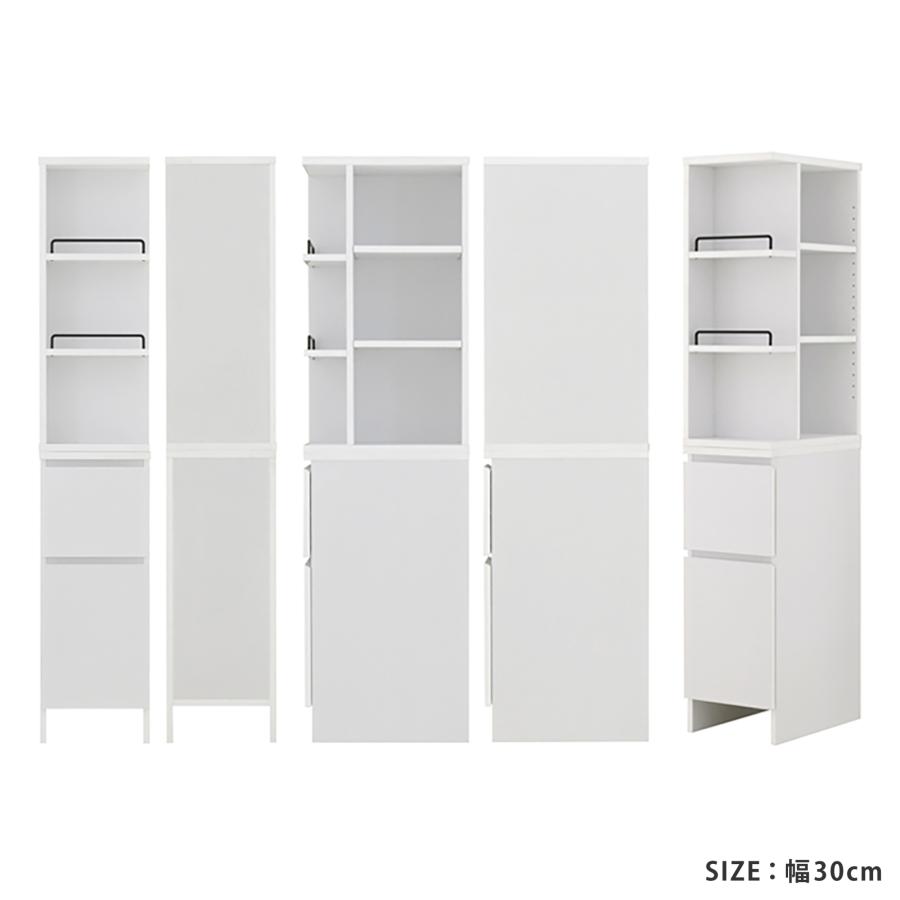 DOLLY（ドリー） 隙間収納ラック DOK160-30SS DOK160-30SS-WH  幅30cm（完成品）収納 隙間収納 ラック 洗面所 キッチン | 4FUL | 07