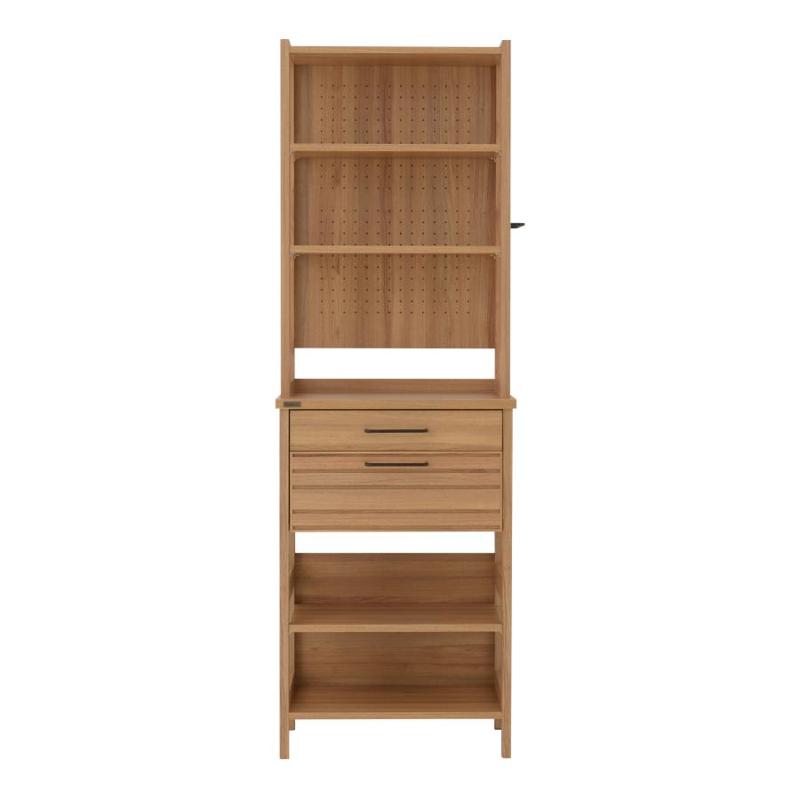 LAFIKA（ラフィカ）キッチンラック ハイタイプ 幅60cm LF180-60HC リビング キッチン チェスト 棚 収納 引き出し 有孔ボード | 4FUL | 03