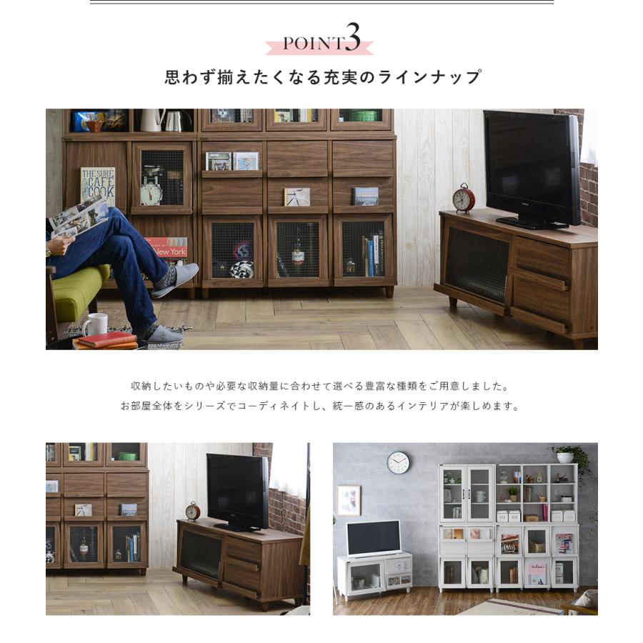 NEFLAS（ネフラス）テレビ台 ローボード（120cm幅） NF50-120L テレビボード TV台 収納 リビング | 4FUL | 05