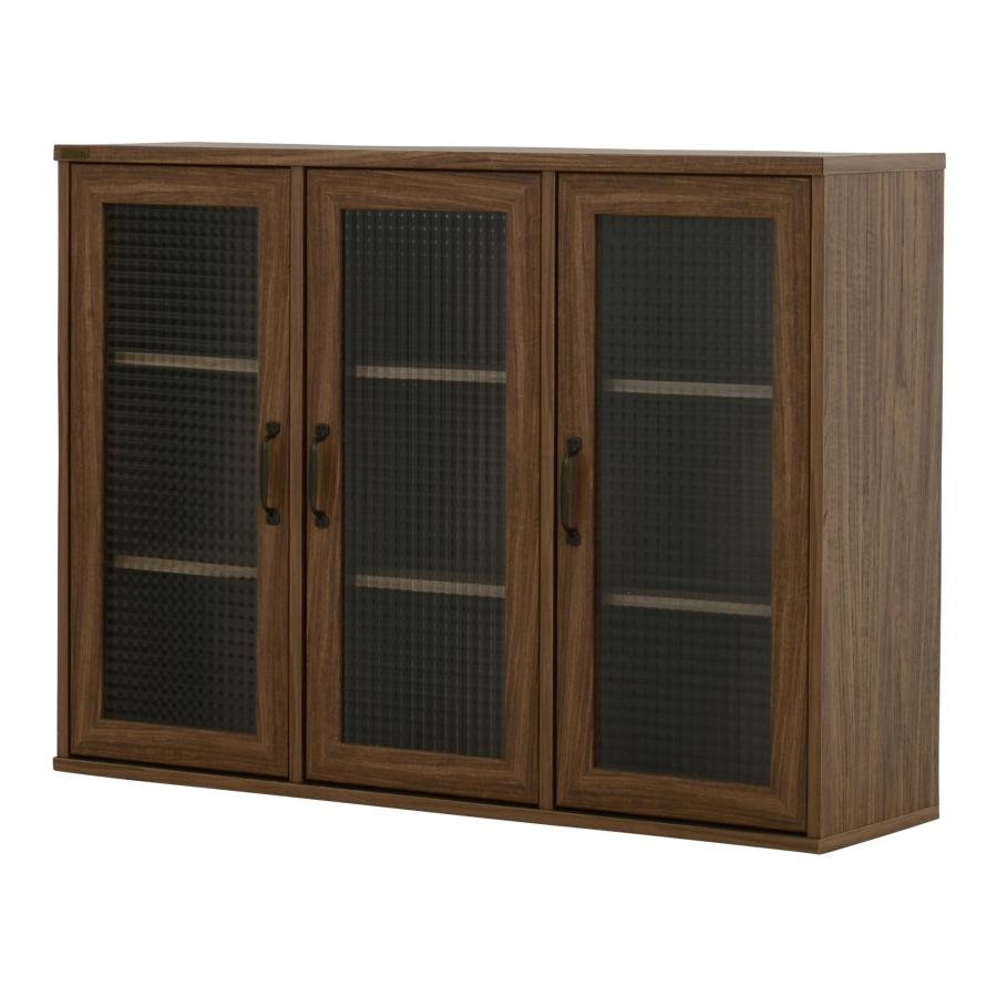 NEFLAS（ネフラス）ガラスキャビネット（120cm幅） NF80-120G キッチン 戸棚 ディスプレイ 収納 インテリア | 4FUL | 02