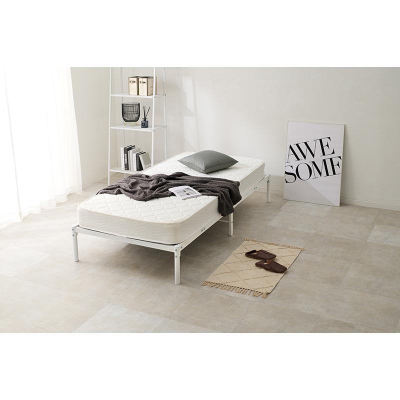 シングルベッド KH-3707 シングル 樹脂製 寝具 寝室 新生活 機能性 頑丈 通気性 清潔 スチールフレーム｜itcom-ec｜20
