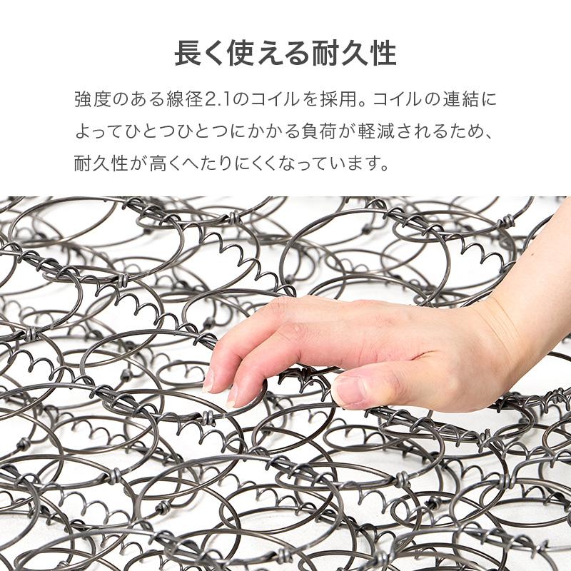 マットレス ダブル(ボンネル） KM-3301D ベッド 寝具 寝室 新生活 厚み14.5cm 圧縮梱包 ダブルサイズ | HAGiHARA | 08