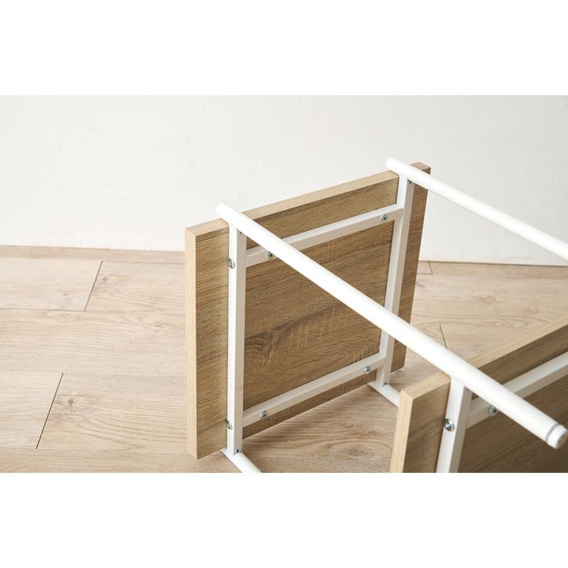 サイドテーブル KST-3173NW テーブル ナイトテーブル デスク 机 幅51cm 寝室 リビング ソファサイド スクエア | HAGiHARA | 11