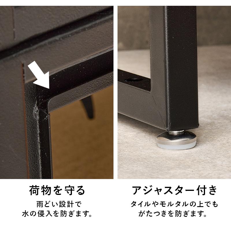 宅配ボックス LPS-4991 ガーデン 収納 シンプルスタイル モダン 角型 スチール おしゃれ 玄関家具 不在ボックス 郵便受け ポスト | HAGiHARA | 17