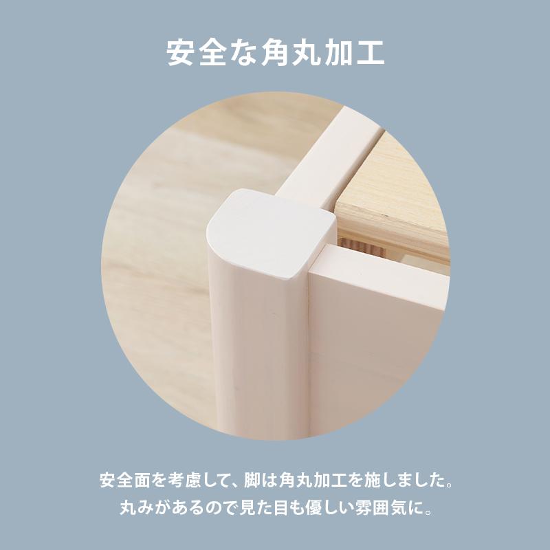 組立簡単 シングルベッド MB-5149S 天然木 ベッド 寝具 寝室 新生活 一人暮らし 工具不要 シンプル ロールすのこ | HAGiHARA | 12