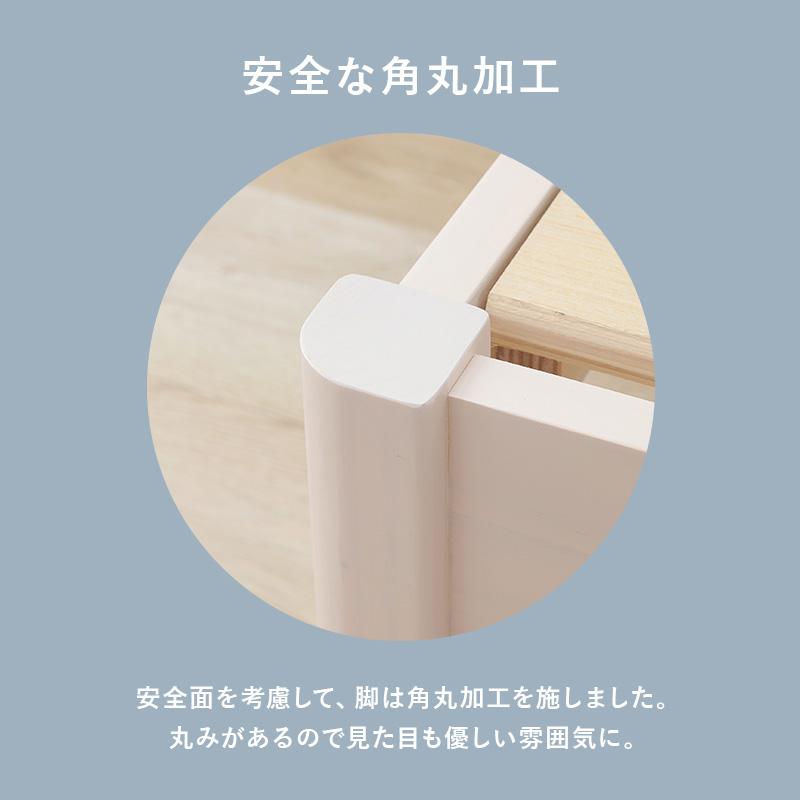 組立簡単 セミダブルベッド MB-5149SD 天然木 ベッド 寝具 寝室 新生活 一人暮らし 工具不要 シンプル ロールすのこ | HAGiHARA | 12