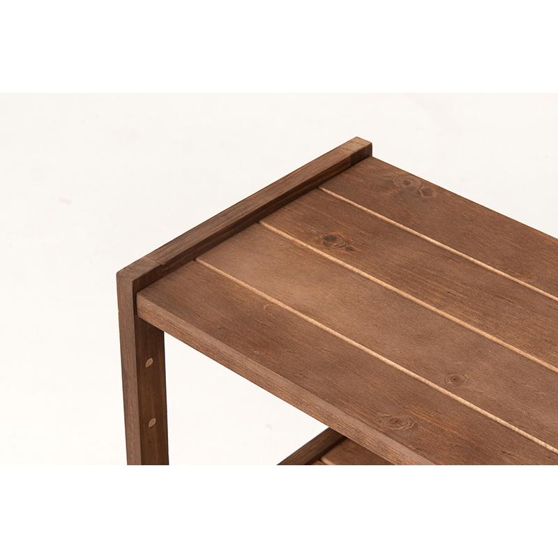 ラック MCC-6140 オープンラック 棚 収納 ディスプレイ 天然木 パイン材 木製 組立品 幅45 高さ65 | HAGiHARA | 11