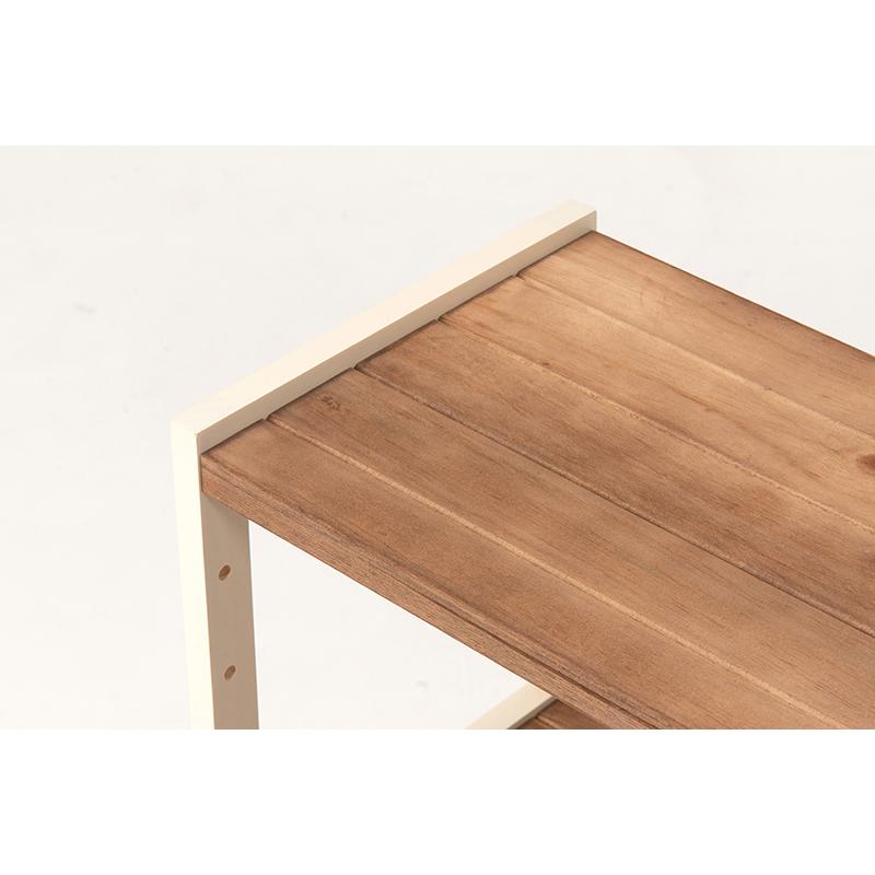 ラック MCC-6140 オープンラック 棚 収納 ディスプレイ 天然木 パイン材 木製 組立品 幅45 高さ65 | HAGiHARA | 13