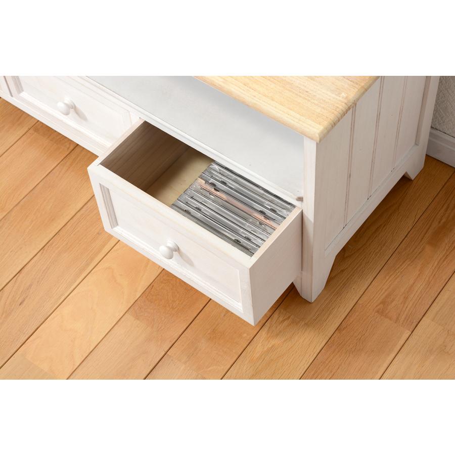 チェスト MCH-5274NAW アンティークホワイト タンス 収納 引き出し リビング ダイニング | HAGiHARA | 12