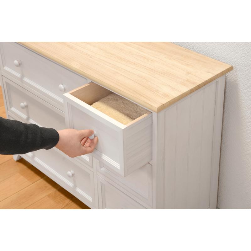 チェスト MCH-5274NAW アンティークホワイト タンス 収納 引き出し リビング ダイニング | HAGiHARA | 14