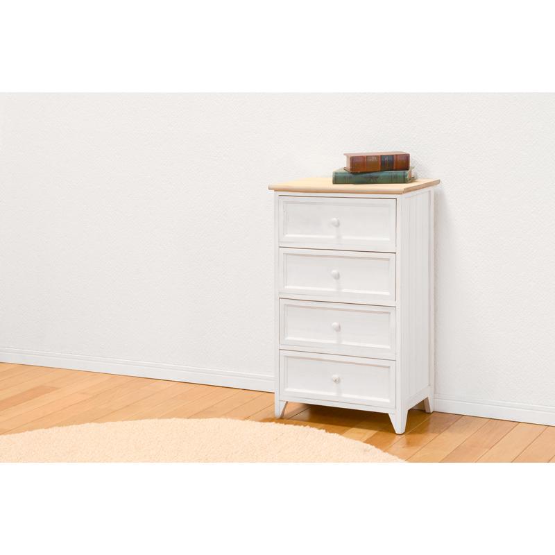 チェスト MCH-5274NAW アンティークホワイト タンス 収納 引き出し リビング ダイニング | HAGiHARA | 16