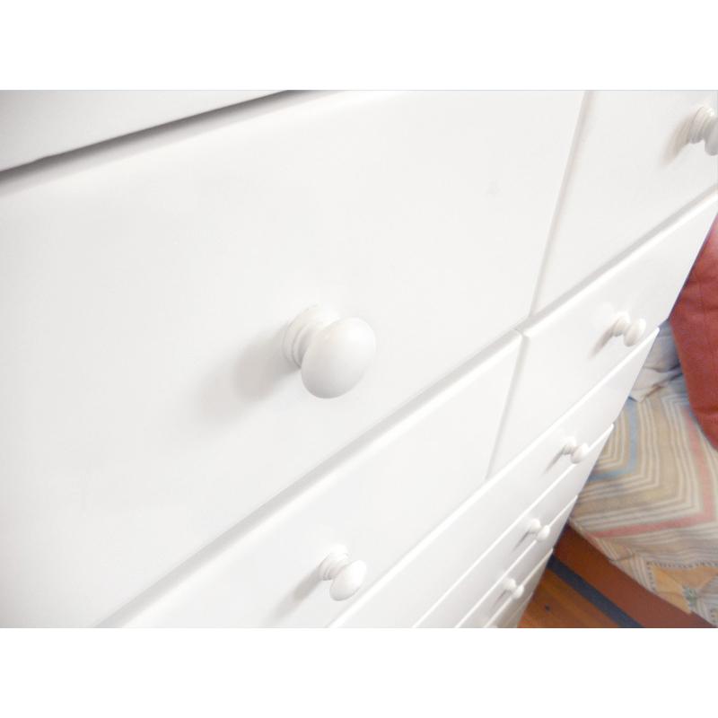 チェスト （ホワイト） MCH-6893WH 収納 タンス 衣類収納 引き出し 天然木 木製 軽量 インテリア 幅87cm | HAGiHARA | 14