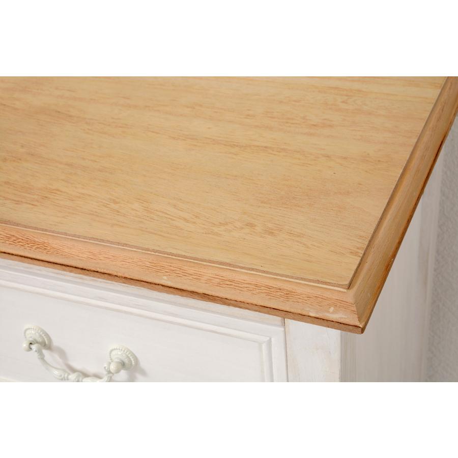 ブロカントシリーズ チェスト (ホワイト) MCH-7321WH 収納家具 衣類収納 タンス 引き出し 桐材 新生活 幅80 | HAGiHARA | 08